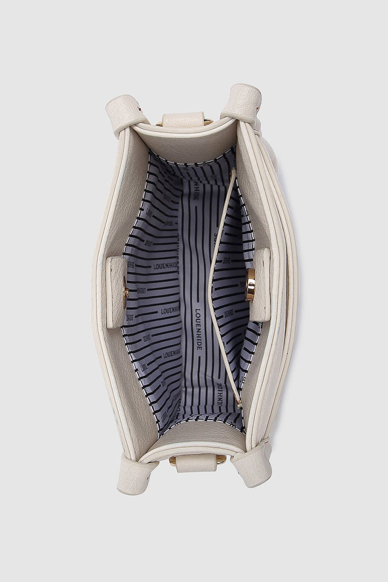 Louenhide Parker Logo Crossbody Bag Vanilla