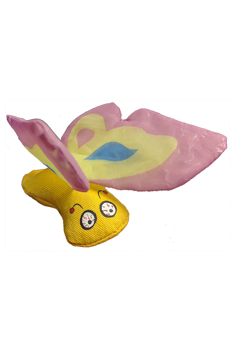 Yeowww! Catnip Butterfly Cat Toy Purple