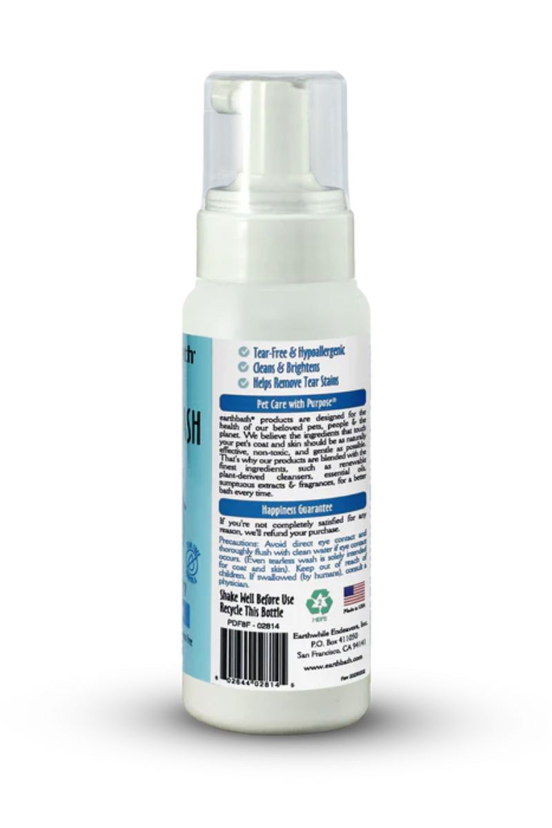 Earthbath Foaming Facial Wash Hypoallergenic w/Blueberry & Blackberry 8 oz