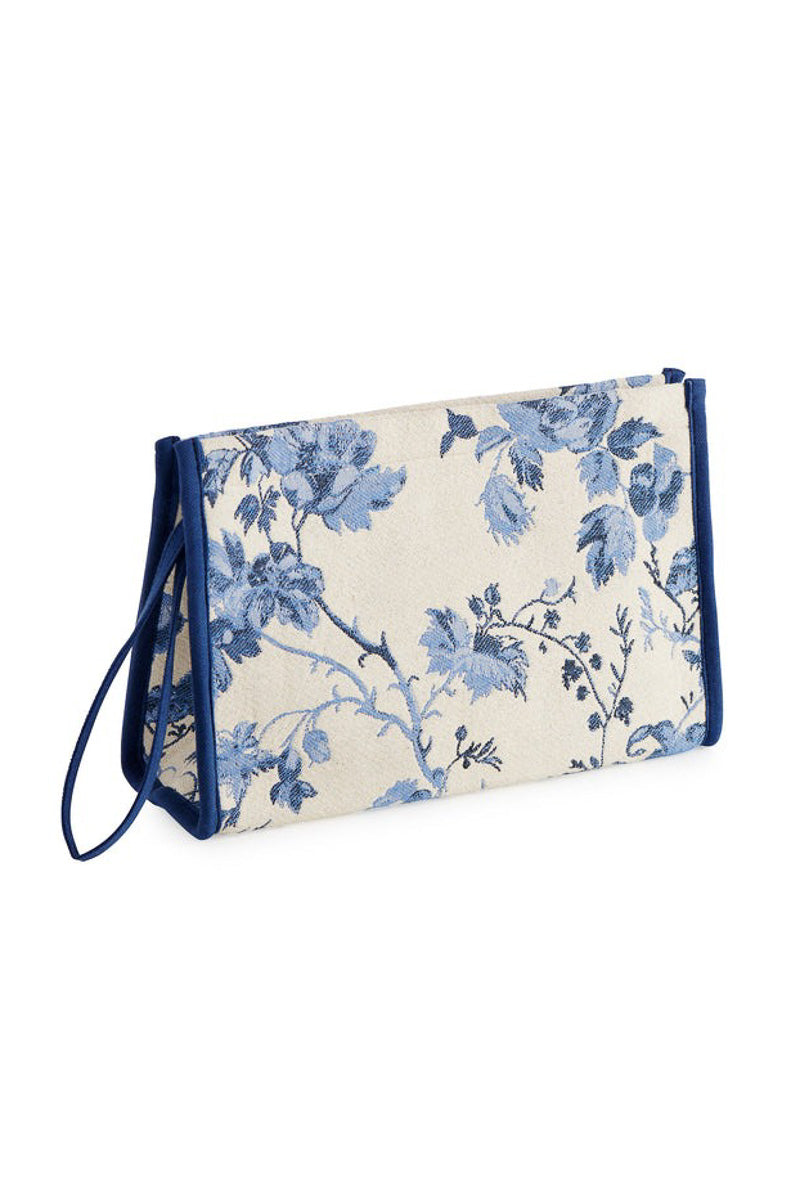 Shiraleah Fiorella Zip Pouch Blue