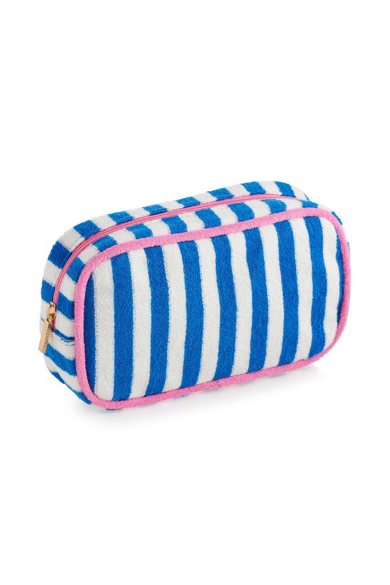 Shiraleah Cabana Stripe Small Zip Pouch Blue
