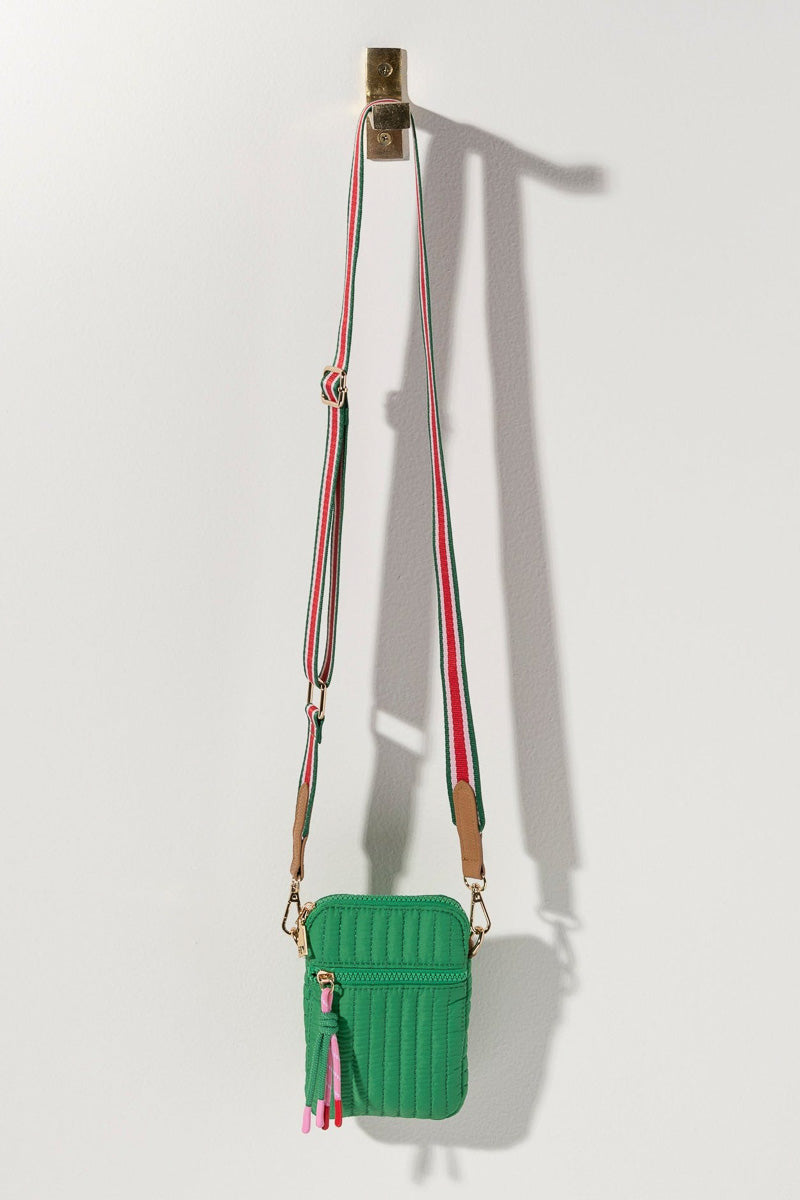 Shiraleah Ezra Phone Holder Bag Green