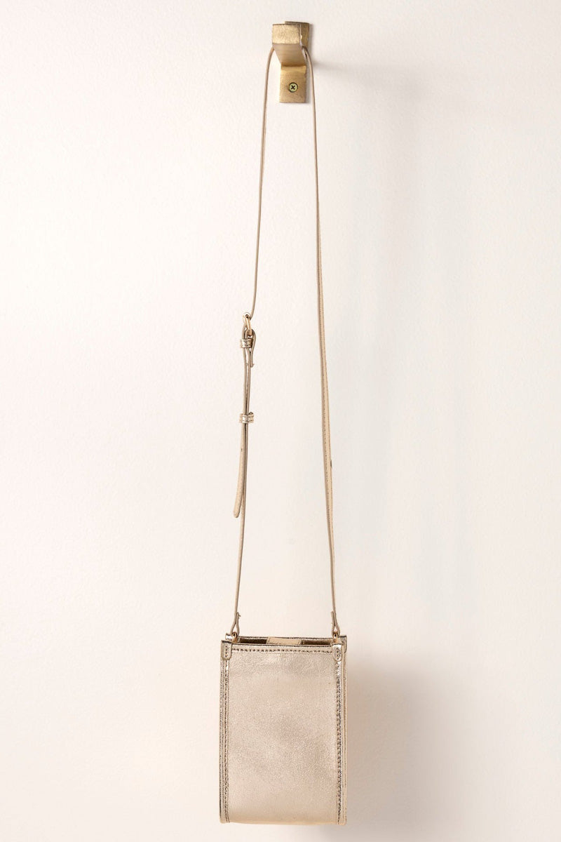 Shiraleah Skyler Phone Holder Bag Gold