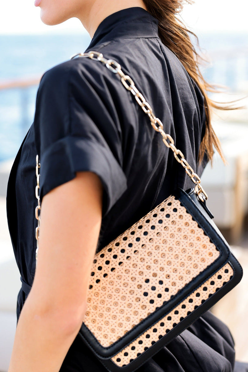 Shiraleah Soleil Shoulder Bag Black
