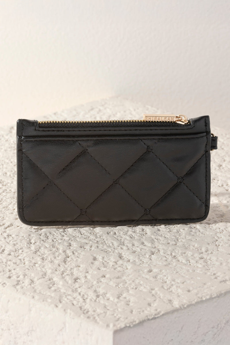 Shiraleah Mademoiselle Card Case Black