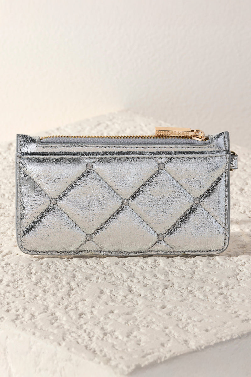 Shiraleah Mademoiselle Card Case Silver