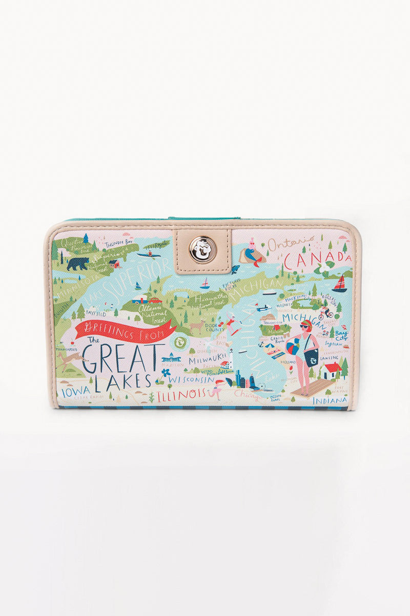 Great Lakes Snap Wallet