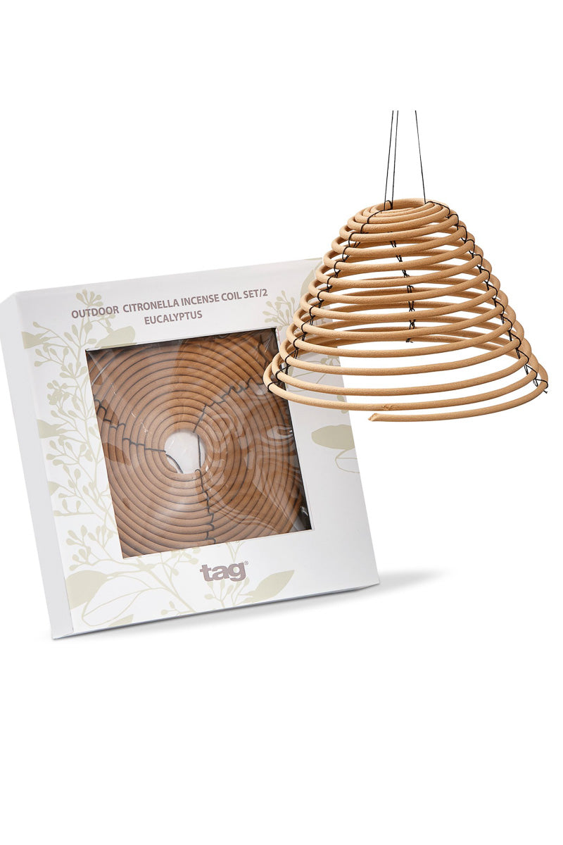 Citronella & Eucalyptus Incense Coil Set
