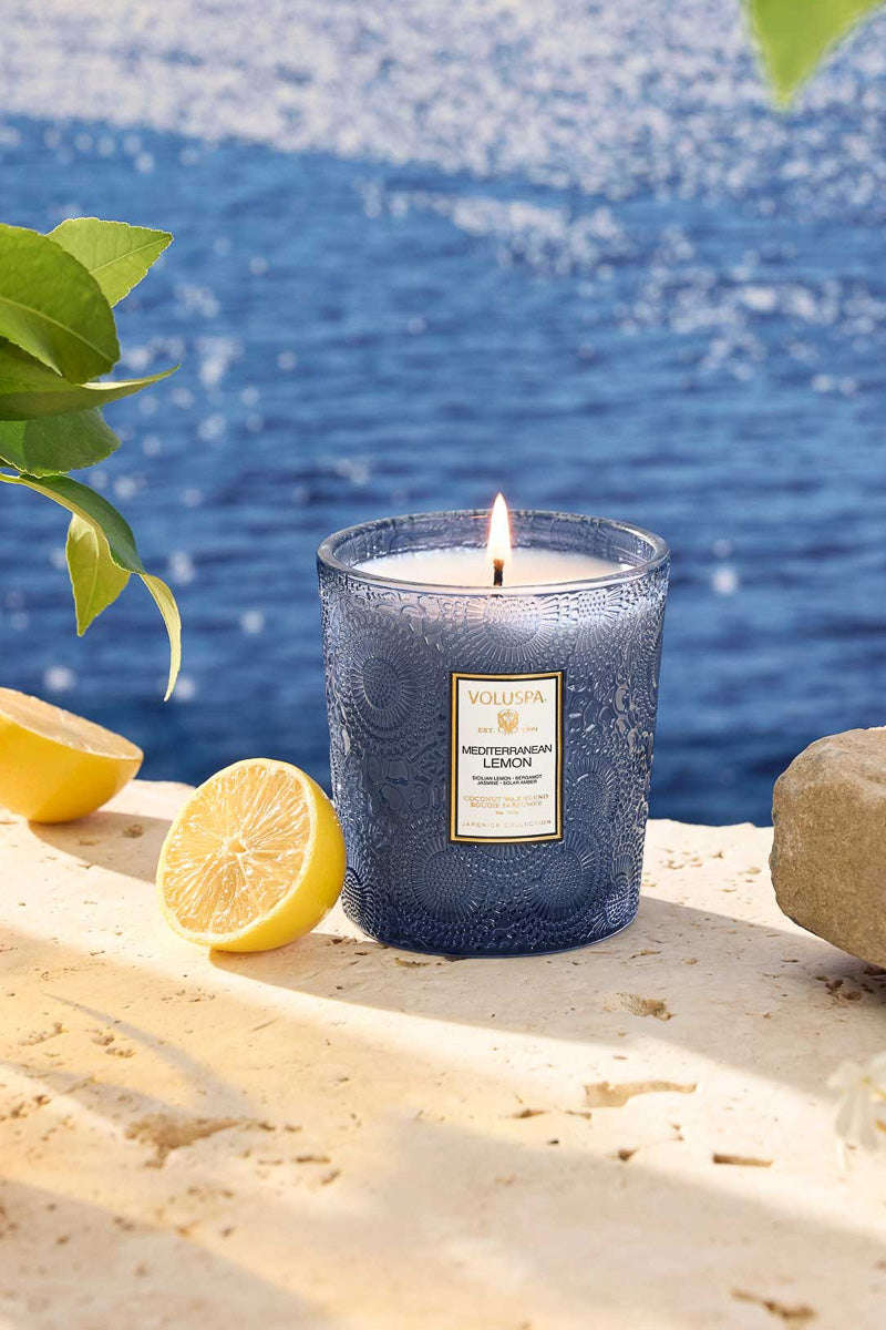 Voluspa Mediterranean Lemon Classic Candle