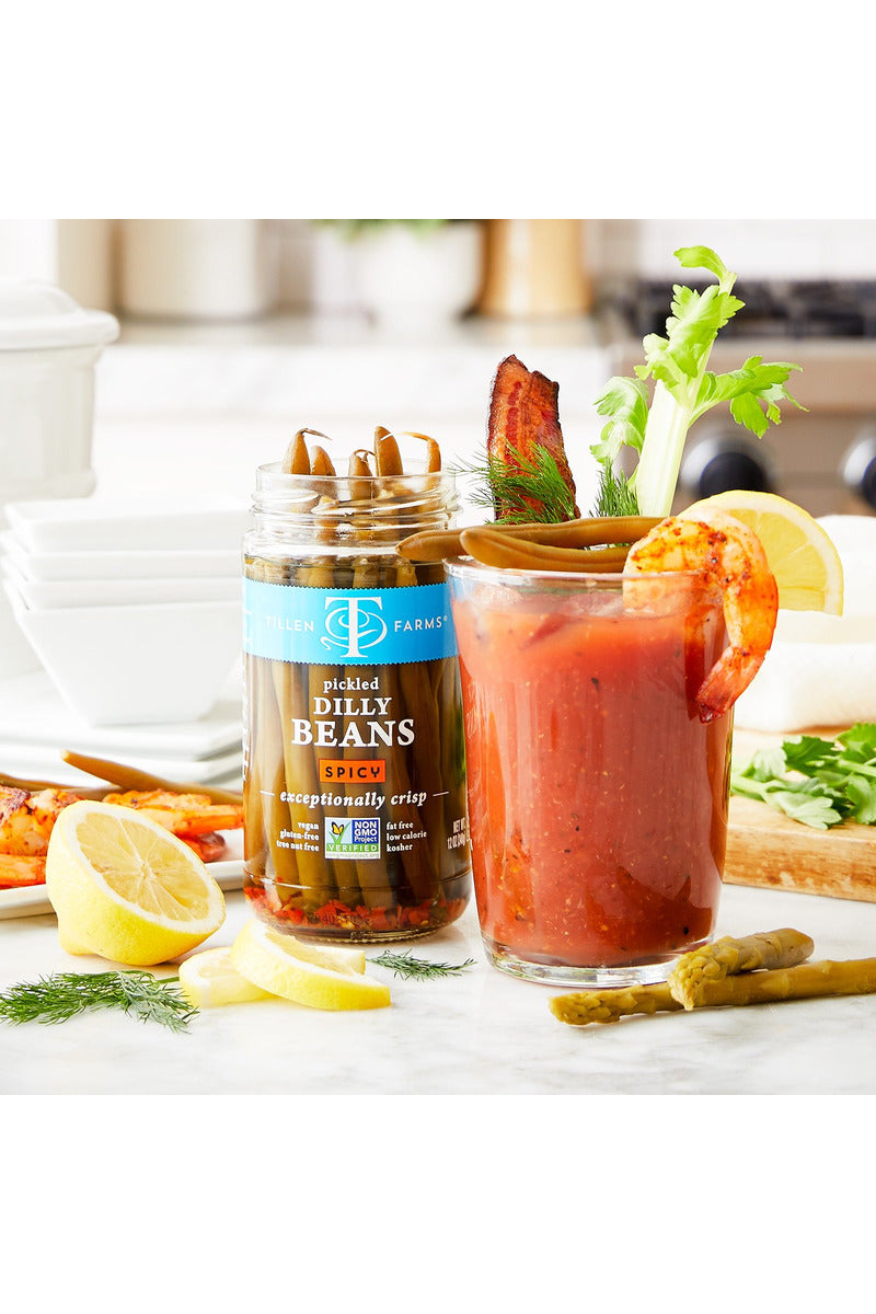 Tillen Farms Spicy Dilly Beans 12 oz