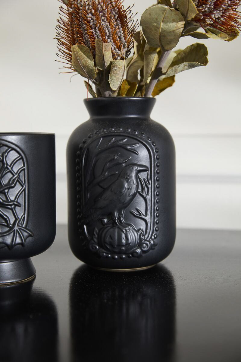 Black Magic Vase 4.5"x 4"x 6.5"