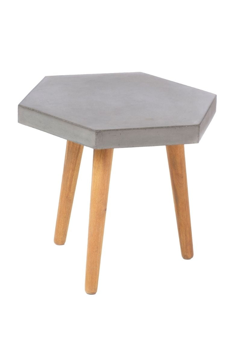 Alfresco Mason Hexagonal Side Table 20"