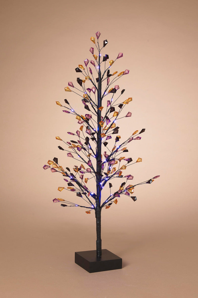 Lighted Halloween Jewels Tree 24"