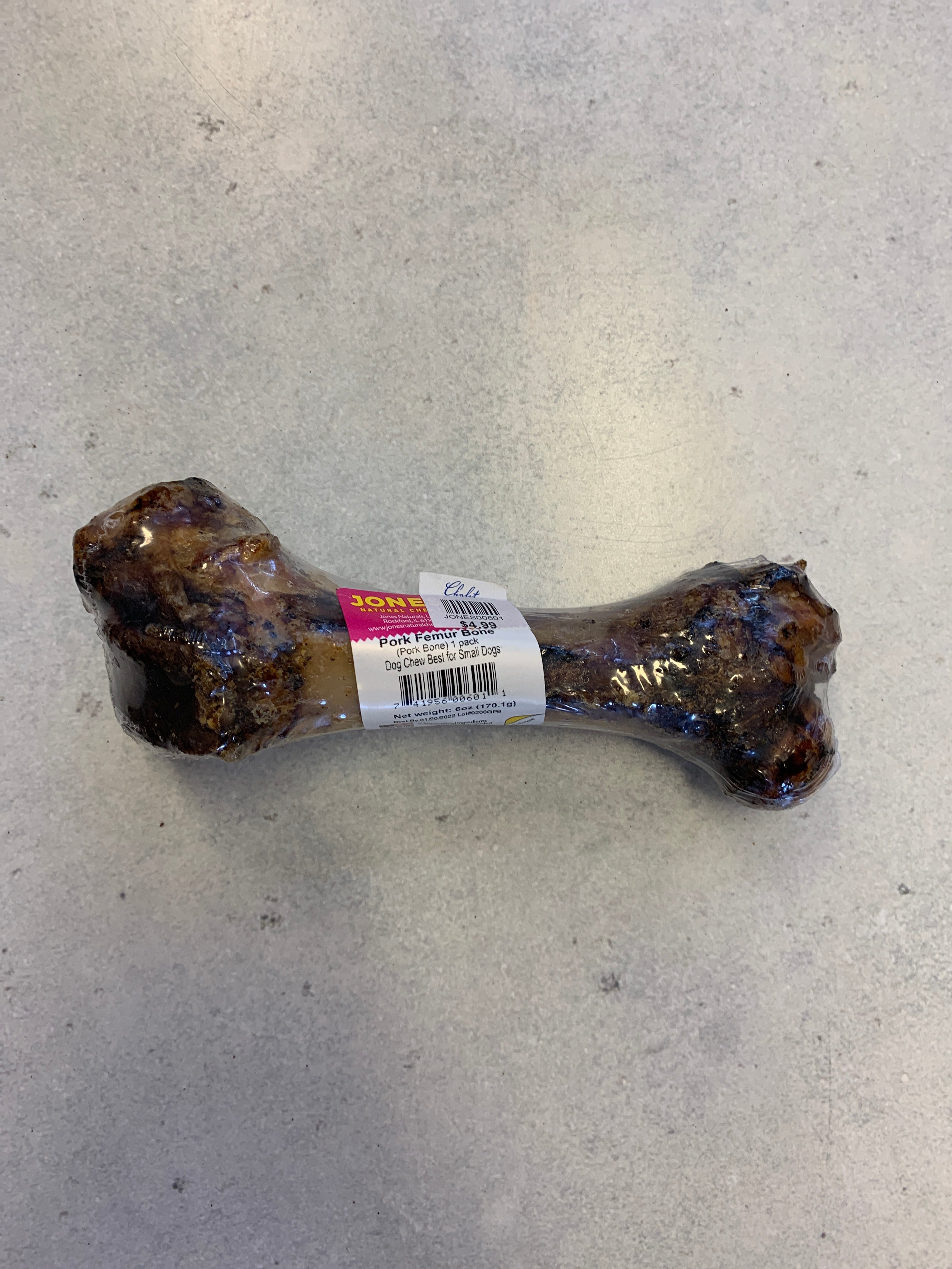 Jones Natural Chews Pork Femur Bone
