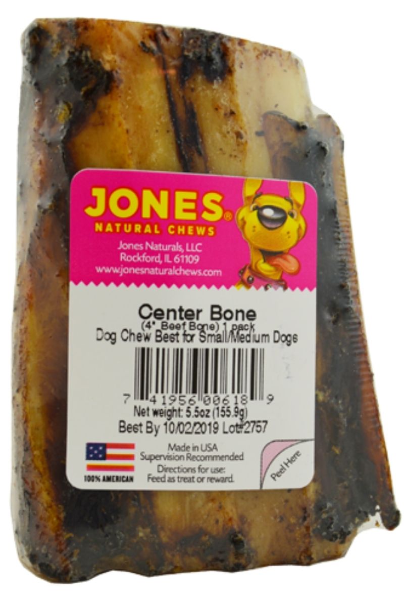 Jones Natiual Chews 4" Center Cut Beef Bone