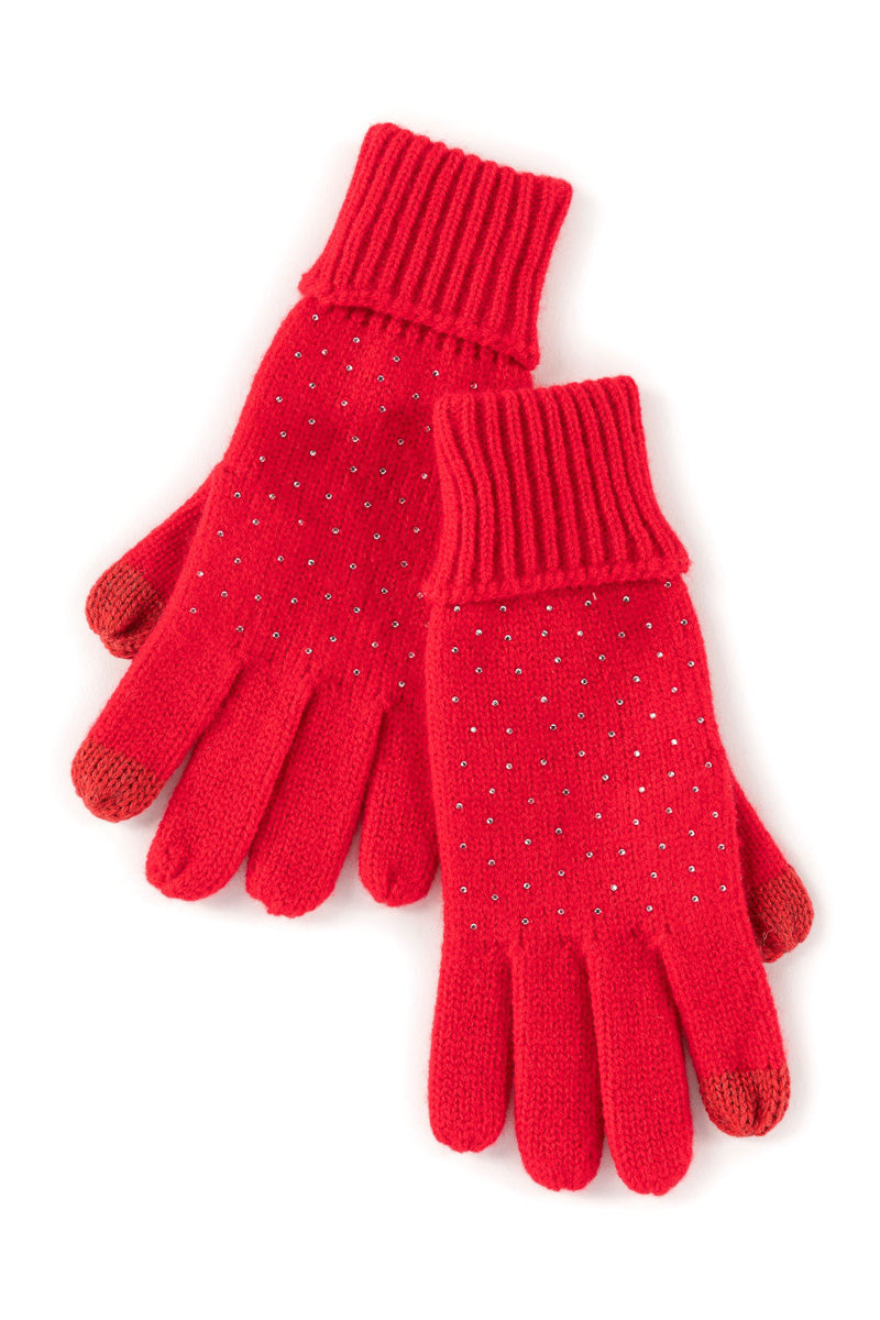 Siiraleah Natalia Touchscreen Gloves Red