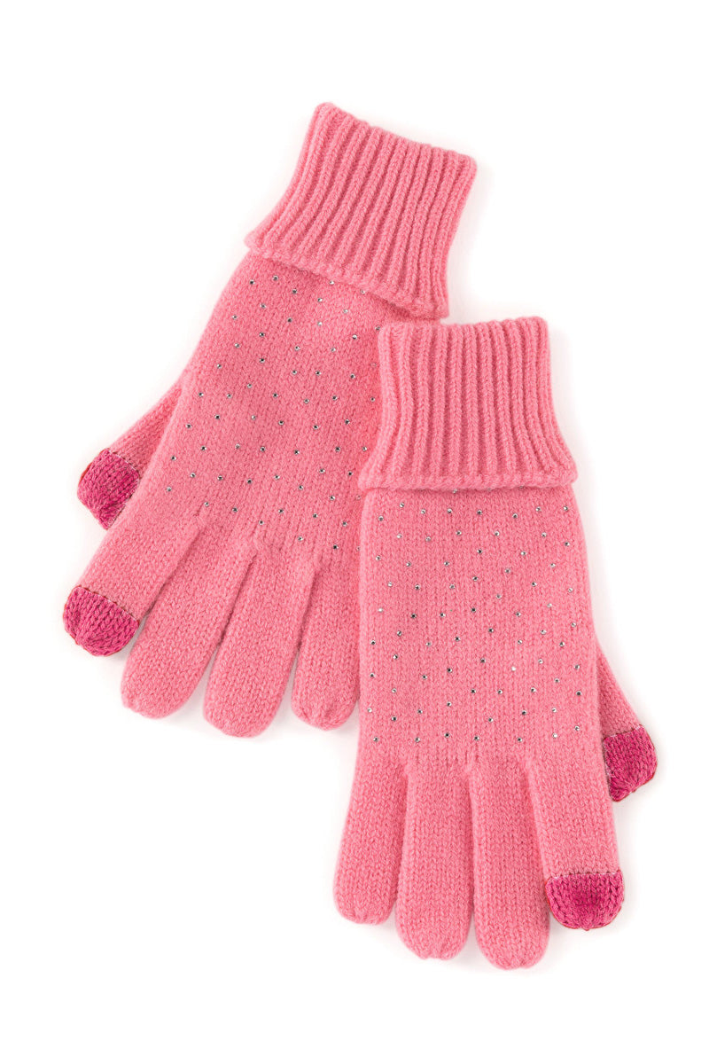 Siiraleah Natalia Touchscreen Gloves Pink