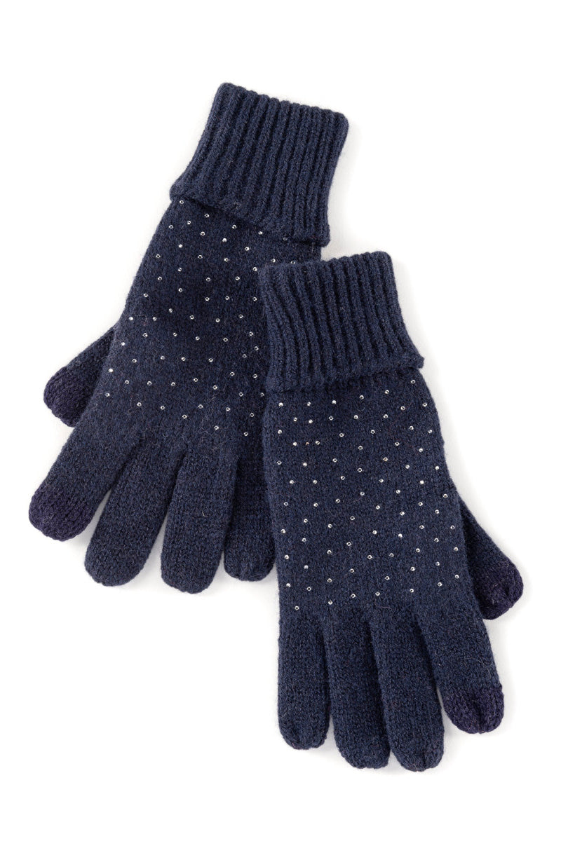Siiraleah Natalia Touchscreen Gloves Navy